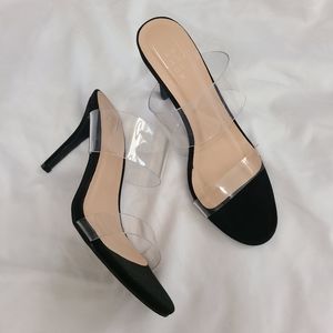 Clear Strap Heels